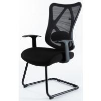 匹客 办公椅职员椅培训椅电脑椅会议椅人体工学弓形椅黑色 弓形椅