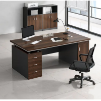 匹客 电脑桌台式带抽屉家用办公桌椅组合简约现代卧室书桌工作台桌子