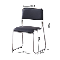 匹客 六边形课桌培训拼接会议桌活动桌黑白色 配套椅子 颜色可选