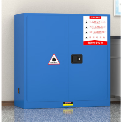 匹客 防爆柜工业防火防爆箱实验室化学品危险品储存安全柜 30加仑蓝色 颜色可选