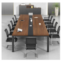 匹客 会议桌长桌接待洽谈桌简约培训办公桌长条桌 尺寸/颜色可定制