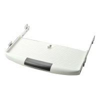 匹客 加厚键盘托架抽拉办公电脑桌托架滑轨道导轨二节支架abs +(加厚)滑轨 1个