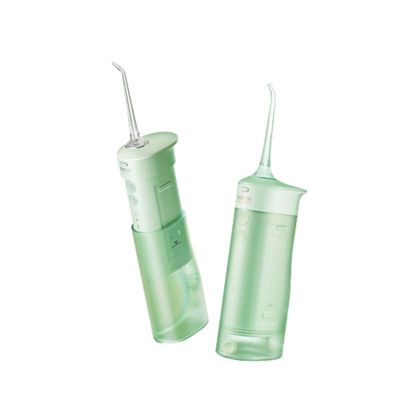 素士 香氛伸缩冲牙器 便携高频脉冲水牙线 牙齿清洁洗牙器 复苏绿W1