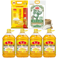 鲁花 米面粮油食品套装 中秋礼品 花生油5L B