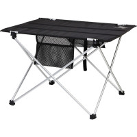 牧高笛 折叠桌 户外露营 易收纳餐桌便携式铝合金 曜石黑/XL NX20665013