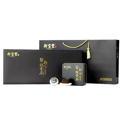 新宝堂 柑普茶礼盒柑普茶 熟茶沉香盛世送礼礼盒360克CY-CG360