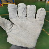 24道线双层全衬耐磨帆布手套 君御 100副/组