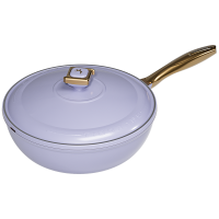 帝伯朗零氟系列 摩登氧吧锅 32cm丝绒紫DBL-MDYBG01