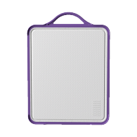 帝伯朗 菜板 多功能双面抗菌砧板 不锈钢 紫色 DBL-ZSCB01