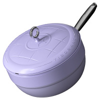 帝伯朗 零氟系列钛纳菱格氧吧锅32cm紫色DBL-YBG03