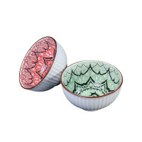 帝伯朗 特丝美系列绯樱陶瓷对碗DBL-FYDW1