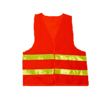 反光马甲 反光背心 交通安全服 LL-10021 橘红黄条 10件起发