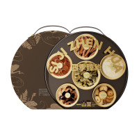 一山至石斛+陈皮+红参+灵芝+橘红+西洋参礼盒 四季臻华200g