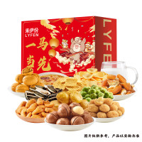 来伊份 坚果零食礼盒 一马当先A款1412g(12包)