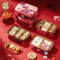 十月初五 糕点饼干休闲零食 高升福礼盒(铁盒)1273g