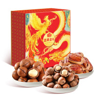 沃隆 坚果炒货礼盒 坚果金礼1.8kg