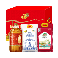 中粮福临门米面油大礼包A型(花生油+大米+面粉组合)