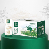 蒙牛精选牧场纯牛奶全脂灭菌乳利乐苗条装 250ml×12包(Y)