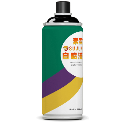 素君 自喷漆 350ml/罐(黑色)