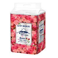 日诺(Rinuo)日本进口玫瑰花香卫生纸溶水速溶厕纸有芯卷纸水溶印花卷筒纸1提