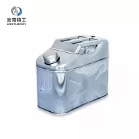 米奇特工 304不锈钢水桶加厚汽车备用铁桶 立式不锈钢 10L