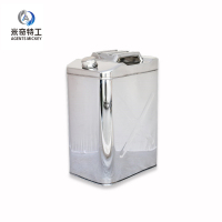 米奇特工 304不锈钢水桶加厚备用铁桶 方桶不锈钢 40L