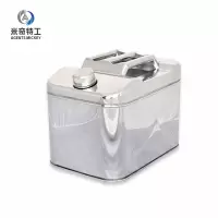 米奇特工 304不锈钢水桶加厚备用铁桶 方桶不锈钢 20L