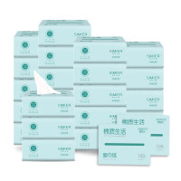 斯弥儿 棉致生活系列3层100抽24包装 软抽纸 SMR-02CJ