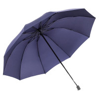 斯弥儿晴雨两用商务三折加大伞经典素色10骨60cm*10K SMR-JJYS002