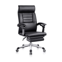 众班黑色办公转椅 西皮电镀脚6109型 |把