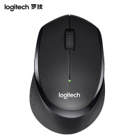 罗技(logitech)b330 轻音鼠标 无线鼠标 办公鼠标 右手鼠标 带无线微型接收器 黑色xz