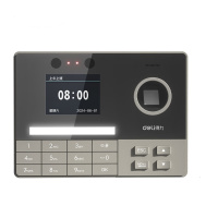 得力智能云考勤机 人脸+指纹打卡 可见光动态人脸识别 自带4G网络 远程在线管理 无需wifi款3760-4G