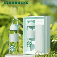 星巴克(Starbucks)清透薄荷绿款不锈钢运动杯520ml