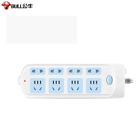 公牛(bull)gn-610 新国标插座 插排 带儿童保护门 8位总控 总长1.8米
