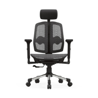 众班 黑色办公转椅 空心座电脚A099 |把