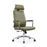 众班 纳帕西皮电镀办公转椅 A061型 |把
