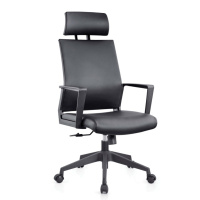 众班 黑色办公转椅 西皮蝴蝶底盘6113A |把