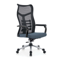 众班 黑色办公转椅 仿脊椎设计A038 |把