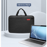 联想(lenovo)笔记本电脑包手提包14-16英寸公文包出差商务旅行包适用苹果华为小新防泼水内胆包 b14