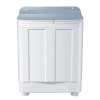 海尔(haier)12kg双桶家用半自动大容量双缸双电机洗衣机xpb120-958s 玻璃面板+隐藏按键