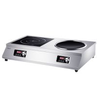 德玛仕(demashi)ih-tc-70a2 3500w大功率多头电磁炉平面凹面双头炉灶电磁灶(单位:台)