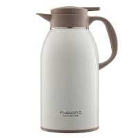 富光(FGA)宝瓶座咖啡壶SHB2023-2000ml奶白色/香槟金丨个