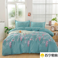 紫韵“花季沐歌”生态全棉床饰套件ZY-SC2015 被套200*230cm