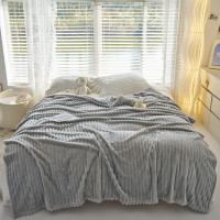 紫韵摩卡绒休闲盖毯 ZY-TX1657 180*200cm