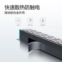 公牛(bull)gne-108t 防雷pdu机柜插座 插线板 插排 8位总控 长3米