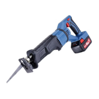 dongcheng/东成 充电式往复锯 dcjf02-28b 20v/4ah×2组 充电器×1 1台