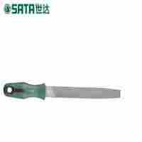 世达(sata)粗齿平锉单纹双纹高硬度钳工木工扁锉平锉刀03913(10英寸)