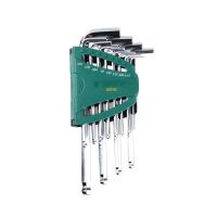 世达(sata)09106 12件英制加长球头内六角扳手组套 内六方螺丝刀