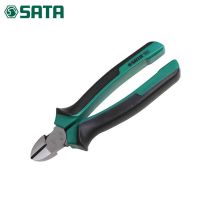 世达(sata)省力型斜嘴钳斜口钳偏口钳子电工钳斜咀钳剪切钳子铬钒钢72301b(6英寸)