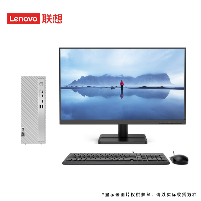 联想(Lenovo)天逸510s商用台式电脑 I3-12100 8G 1T+512G 集显 23英寸显示器(定制)